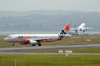 VH-VQB @ NZAA - Brand new ZK-OXB (with sharklets) taking off in the background - by Micha Lueck