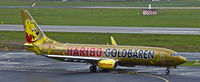D-ATUD @ EDDL - TUIfly (Golden Haribo cs.), is here on taxiway M at Düsseldorf Int´l(EDDL) - by A. Gendorf