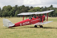 G-ACDA @ X1WP - De Havilland DH-82A Tiger Moth II at The De Havilland Moth Club's 28th International Moth Rally at Woburn Abbey. August 2013. - by Malcolm Clarke