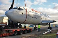 G-CEAH @ EGHH - Being loaded ready for its move to the museum. - by John Coates