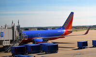 N264LV @ KAUS - Ready for pushback, Austin, TX - by Ronald Barker