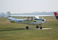 G-SHBA @ EGLD - Reims Cessna F152 at Denham - by moxy