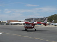 N1815M @ SZP - 1971 Cessna 337F SUPER SKYMASTER, two Continental IO-360 210 Hp each in center-line thrust puller-pusher configuration, taxi to parking - by Doug Robertson