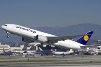 D-ALFB @ KLAX - Lufthansa Cargo 777-200LRF - by speedbrds