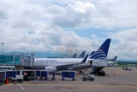 HP-1370CMP @ MPTO - Copa International Airlines Boeing 737 docked at Panama City Tocumen International Airport - by miro susta