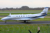 D-CFLY @ EGCC - Air Hamburg Private Jets - by Chris Hall