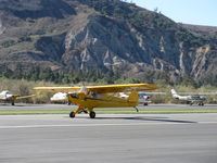 N23266 @ SZP - 1939 Piper J3C-65 CUB, Continental A&C65 65 Hp, landing Rwy 04 - by Doug Robertson