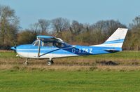 G-AZKZ @ EGSV - Just landed. - by Graham Reeve