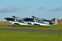 G-ZIII @ EGSV - With G-DIII in the back ground, ready to depart.i - by Graham Reeve