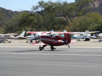 N49BR @ SZP - 1980 Aerotek PITTS S-2A, Lycoming AEIO-540 260 Hp, landing roll Rwy 04 - by Doug Robertson