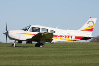 G-BSAW @ EGHA - Privately owned. - by Howard J Curtis