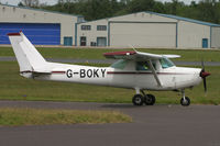 G-BOKY @ EGHH - Privately owned. - by Howard J Curtis