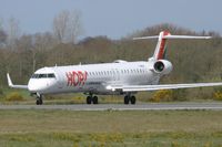 F-HMLM @ LFRB - Canadair Regional Jet CRJ-1000, Holding point Rwy 25L, Brest-Bretagne Airport (LFRB-BES) - by Yves-Q