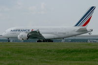 F-HPJD @ LFPG - Airbus A380-861, Landing Rwy 26L, Roissy Charles De Gaulle Airport (LFPG-CDG) - by Yves-Q