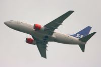 LN-TUF @ LFPG - Boeing 737-705, Take off Rwy 27L, Roissy Charles De Gaulle Airport (LFPG-CDG) - by Yves-Q