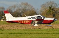 G-BBBN @ EGSV - Just landed. - by Graham Reeve