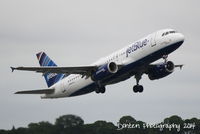 N639JB @ KSRQ - JetBlue Flight 164 (N639JB) A Little Blue Will Do departs Sarasota-Bradenton International Airport - by Donten Photography