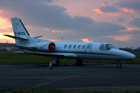G-IKOS @ EGHH - Caught on the CSE apron before sunrise. - by Howard J Curtis