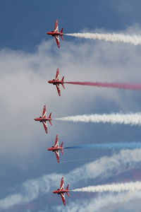 XX319 @ LMML - RAF Red Arrows over Malta 29Sep13. - by Raymond Zammit
