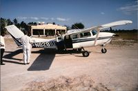 N6291U - In service with Air Serv International at Pebane, Mozambique - by D Talbot