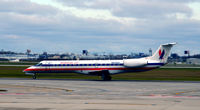 N844AE @ KORD - Landing ORD - by Ronald Barker