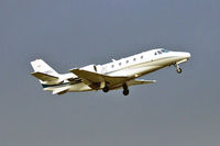 G-CBRG @ EGFF - Departing runway 30 at EGFF, 13 42 en route to Aldergrove callsign GoJet 116B. - by Derek Flewin