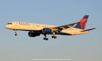 N616DL @ BWI - On final to 33L at sunset. - by J.G. Handelman