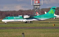 EI-FAX @ EGHH - St Finnian arriving on first visit - by John Coates