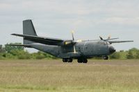 R201 @ LFOC - French Air Force Transall C-160R (64-GA), Landing Rwy 28, Chateaudun Air Base 279 (LFOC) Open day 2013 - by Yves-Q