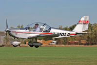 G-MOLA @ EGBR - Cosmik EV-97 Teameurostar UK at The Real Aeroplane Club's Pre-Hibernation Fly-In, Breighton Airfield, October 2013. - by Malcolm Clarke