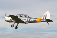 G-AOSK @ EGBR - De Havilland DHC-1 Chipmunk 22A at The Real Aeroplane Club's Pre-Hibernation Fly-In, Breighton Airfield, October 2013. - by Malcolm Clarke