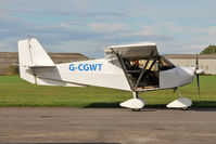 G-CGWT @ EGBR - Skyranger Swift 912(1) at The Real Aeroplane Club's Pre-Hibernation Fly-In, Breighton Airfield, October 2013. - by Malcolm Clarke