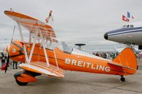 N707TJ @ LFPB - Boeing A75N1(PT17)Stearman, Breitling Static Park, Paris Le Bourget (LFPB-LBG) Air Show in june 2011 - by Yves-Q