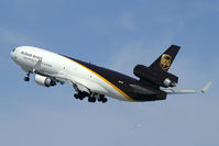 N257UP @ ANC - UPS taking off - by fredwdoorn