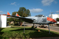A79-638 @ N.A. - Vampire T35 in front of the Beverley Aeronautical Museum in the town of Beverley, Western Australia. - by Henk van Capelle