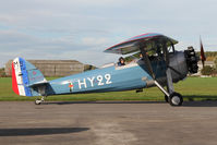 G-MOSA @ EGBR - Morane-Saulnier MS.317 at The Real Aeroplane Club's Pre-Hibernation Fly-In, Breighton Airfield, October 2013. - by Malcolm Clarke