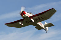 G-BHEL @ EGBR - SAN Jodel D-117 at The Real Aeroplane Club's Pre-Hibernation Fly-In, Breighton Airfield, October 2013. - by Malcolm Clarke