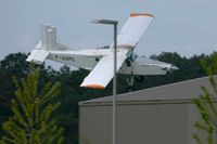 F-GVPC @ LFRV - Pilatus PC6 Turbo Porter,landing Rwy 08, Vannes-Meucon Airport (LFRV-VNE) - by Yves-Q