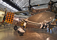 44-32691 @ KIAD - One of the most powerful World War II fighters is framed by that war's most powerful bomber. - by Daniel L. Berek