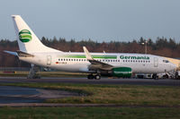 D-ABLB @ EGHH - Germania, an unusual visitor here. - by Howard J Curtis