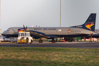 G-BTPH @ EGHH - West Atlantic Airlines. - by Howard J Curtis