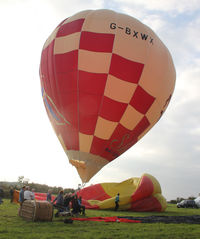 G-BXWX - G-BXWX Sky 25-16  at the 2013 Irish Hot Air Balloon Championships near Drumshanbo - by Pete Hughes