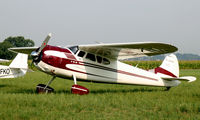 N3081B @ EDMT - NC3081B Cessna 195 at Tankosh 2013 - by Pete Hughes