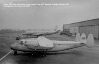 G-AMGW @ BHX - The Marathon G-AMGW in foreground & A BEA Viscount G-AMOH to the rear. Elmdon (Birmingham) in 1957. - by BobH