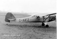 G-AIFZ @ BHX - G-AIFZ, shown here at Elmdon (Birmingham) circa 1958 was described by the Midland Aero Club at that time as an Autocrat rather than an Alpha. The modern picture describes it as an Alpha and it is possible to convert the airframe thus. Any ideas? - by BobH