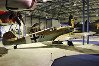 G-USTV @ RAFM - On display at the RAF Museum, Hendon. Serial number 10639. Rare tropical version of the Me 109. - by Graham Reeve