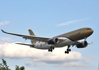 A9C-KD @ EGLL - On approach to 27R - by John Coates