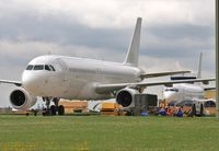 F-GFKI @ EGBP - ex Air France A320 and ex Germania B737 D-ADIH at ASI - by John Coates