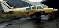 G-ASNO @ BQH - Beech B55 Baron as seen at Biggin Hill in the Spring of 1978. - by Peter Nicholson