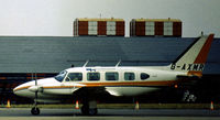 G-AXMR - PA-31 Navajo 300 was a visitor at the 1976 Intnl Air Tattoo at RAF Greenham Common. - by Peter Nicholson